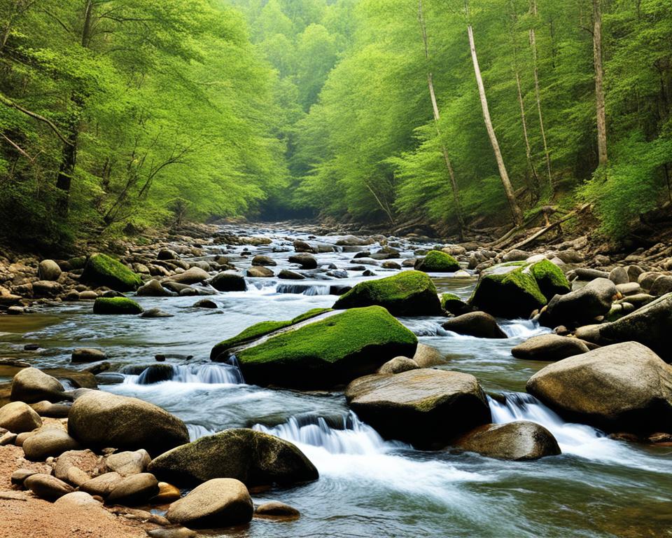 Authorized gold panning areas in North Carolina