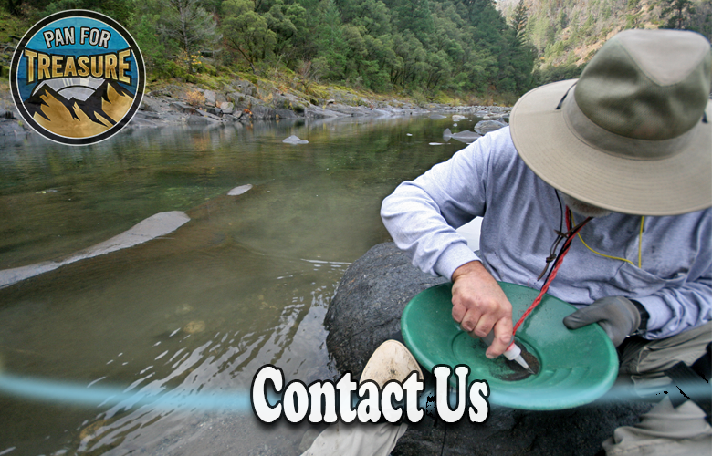 Contact Us: A man is fishing in a river.