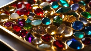Gemstones in Gold Panning