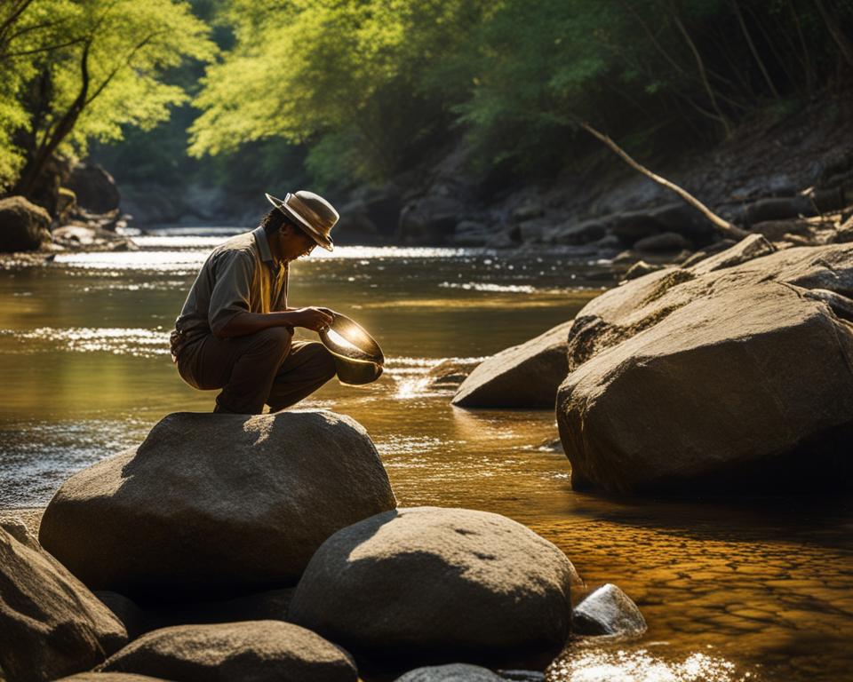 Gold Panning Efficiency