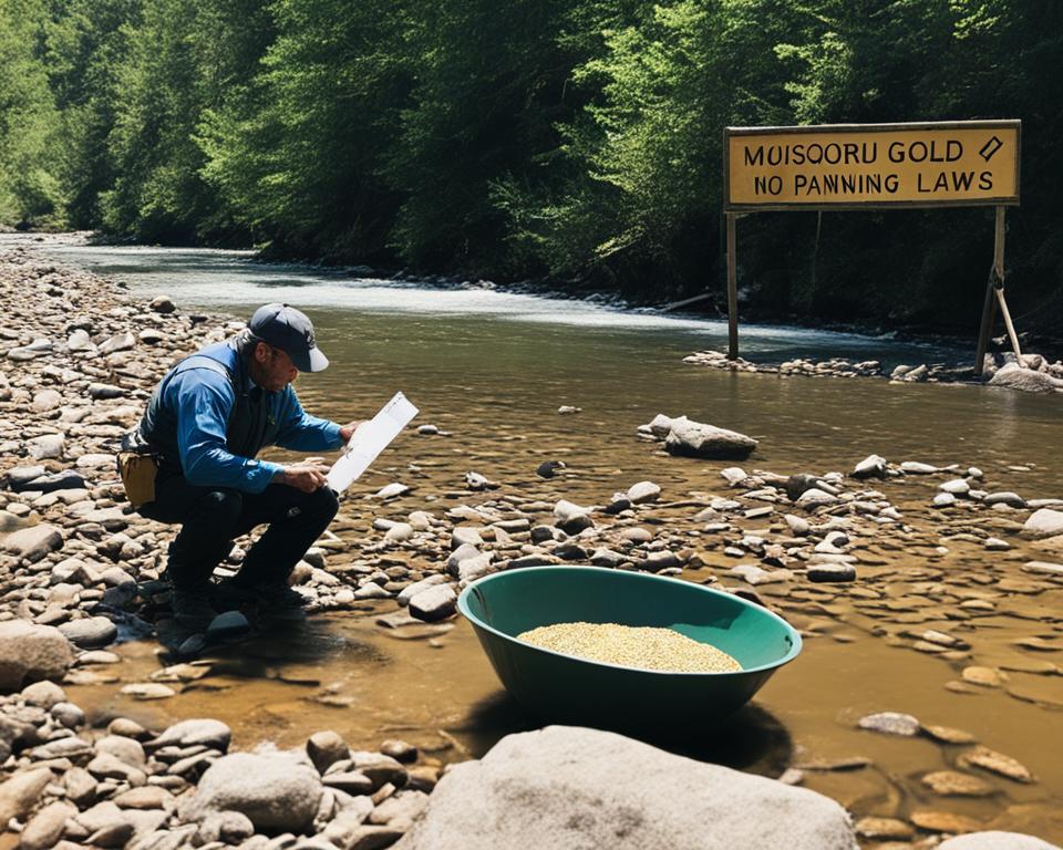 Gold Panning Laws in Missouri