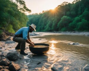 Gold Panning in Louisiana