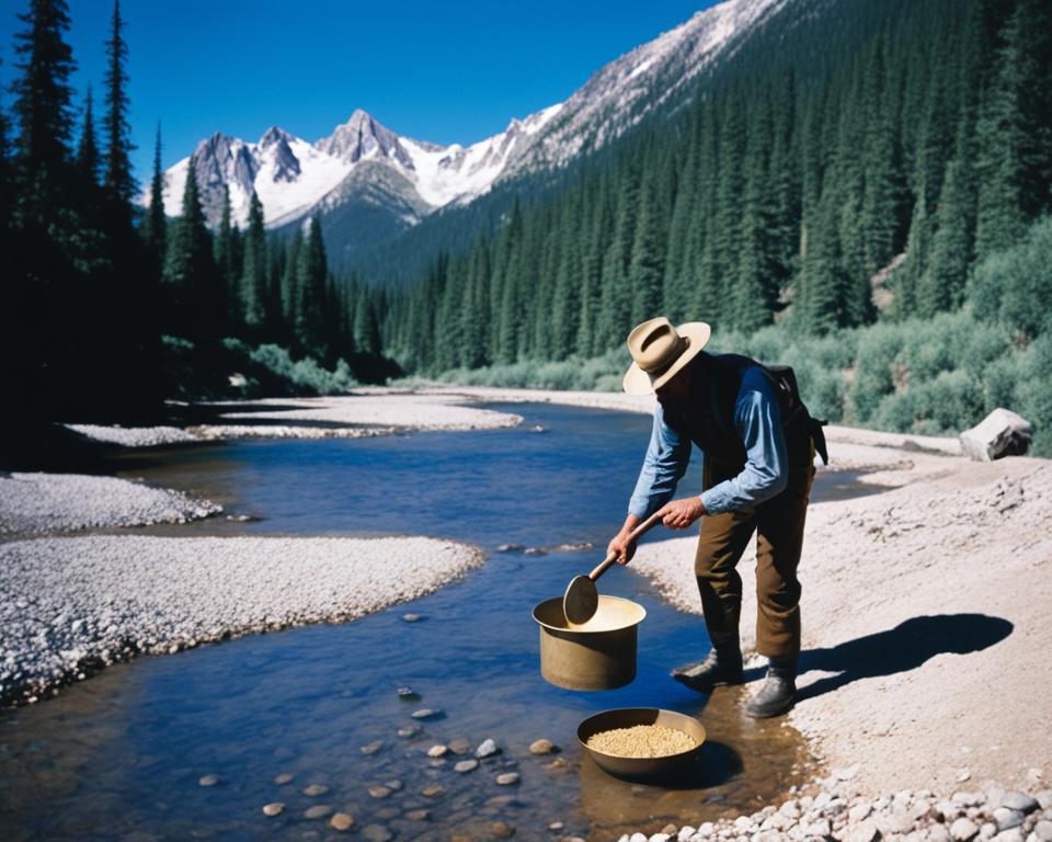 Gold Panning in Wyoming