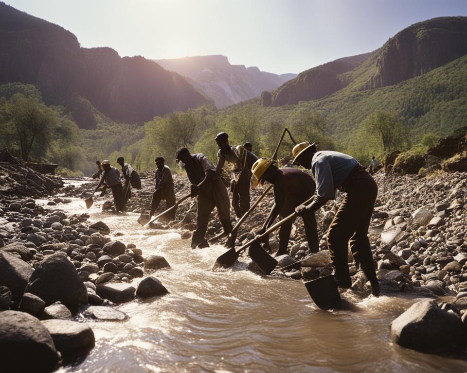 Gold mining techniques