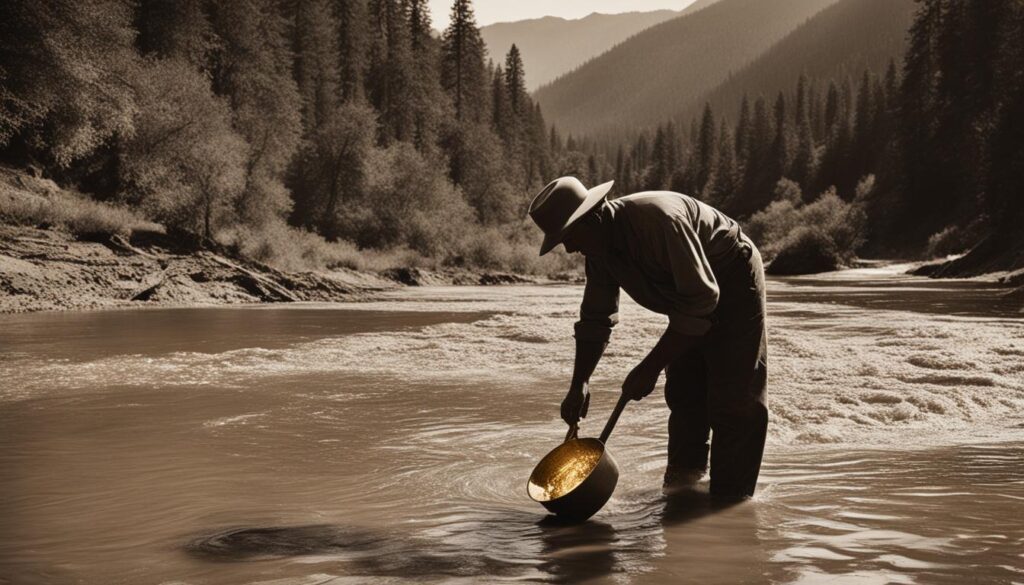 Gold panning