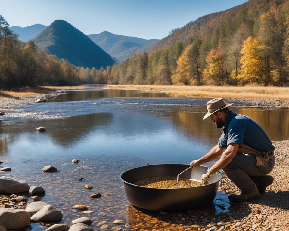 Gold production in Alabama