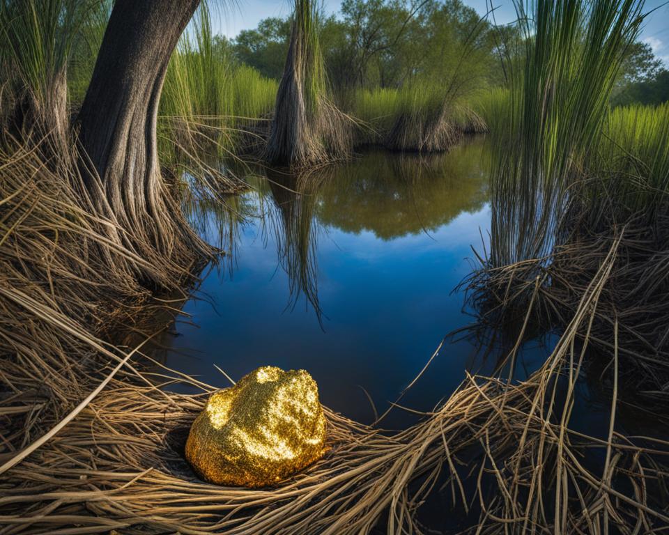 Gold treasures in Louisiana