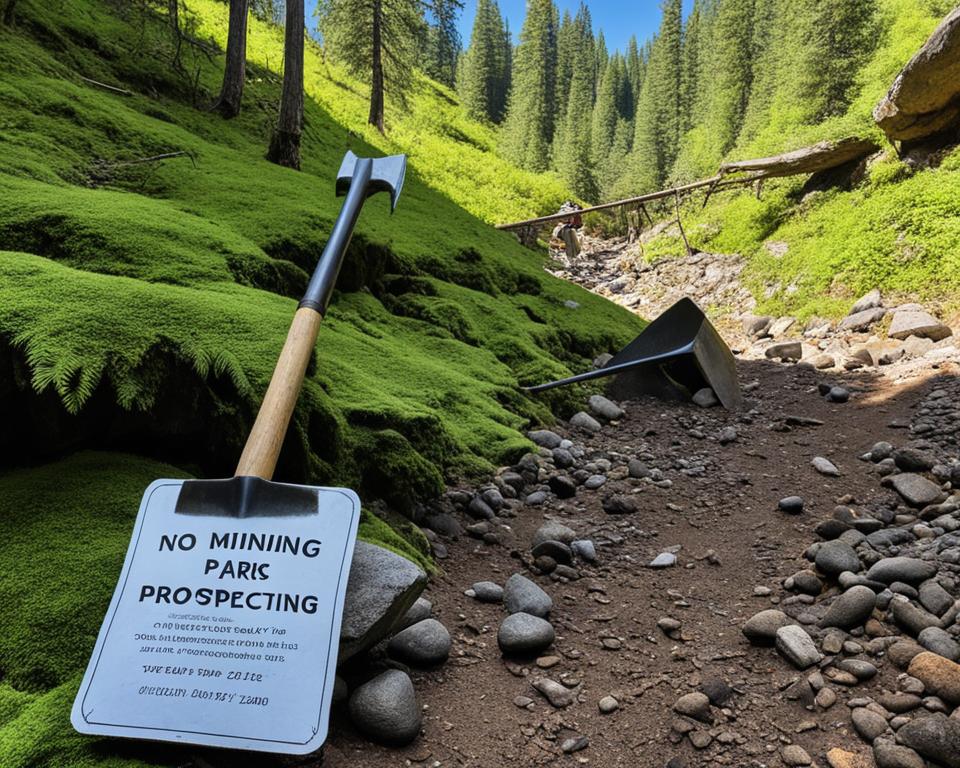 Prospecting in National Parks