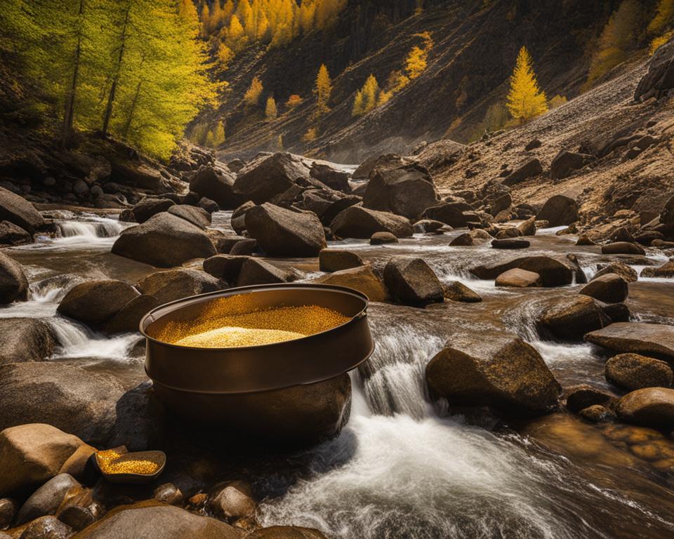 Significant Locations for Gold Panning