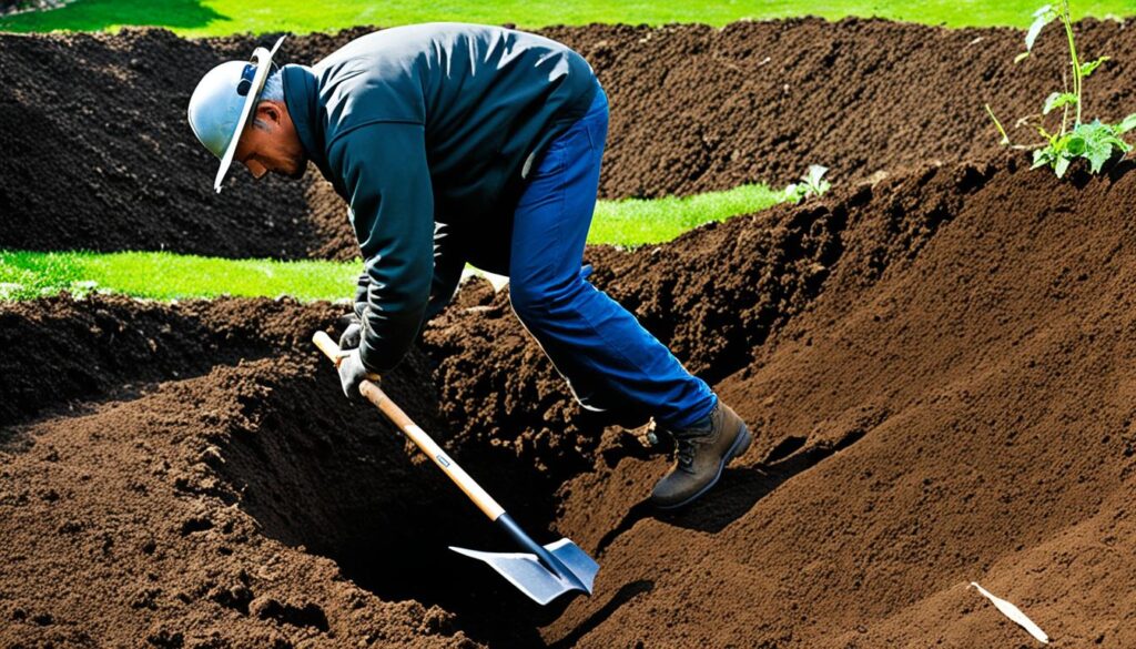 Using ergonomic shovels and picks