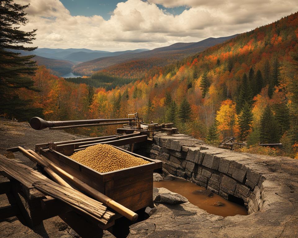 Vermont gold mining