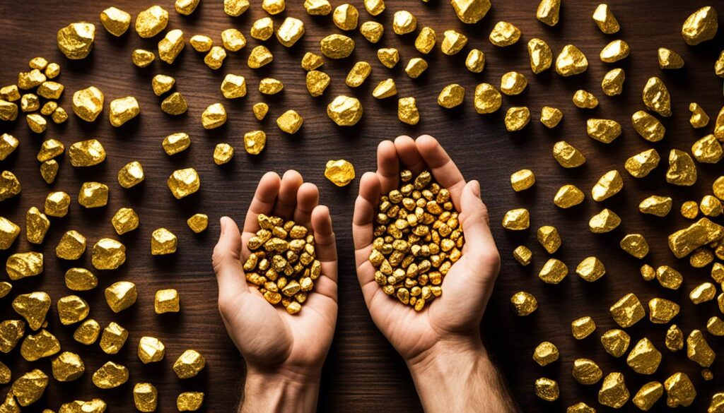 buying gold nuggets