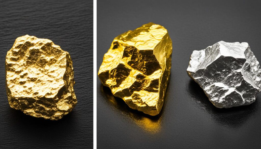 distinguishing gold from fool's gold