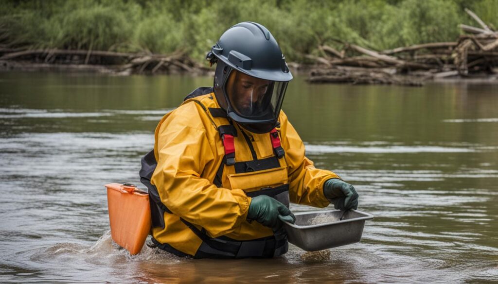 ensuring safety during gold panning