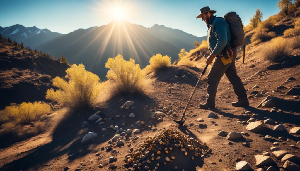 finding gold nuggets