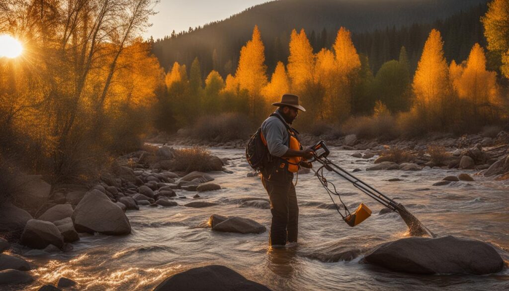 gold detecting with metal detectors