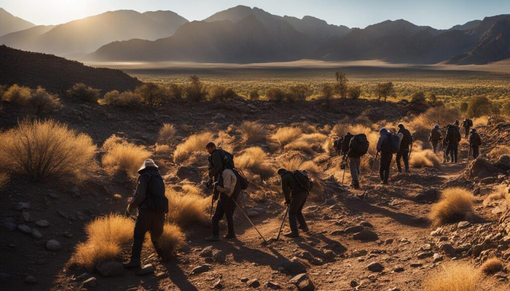 gold hunting with metal detectors