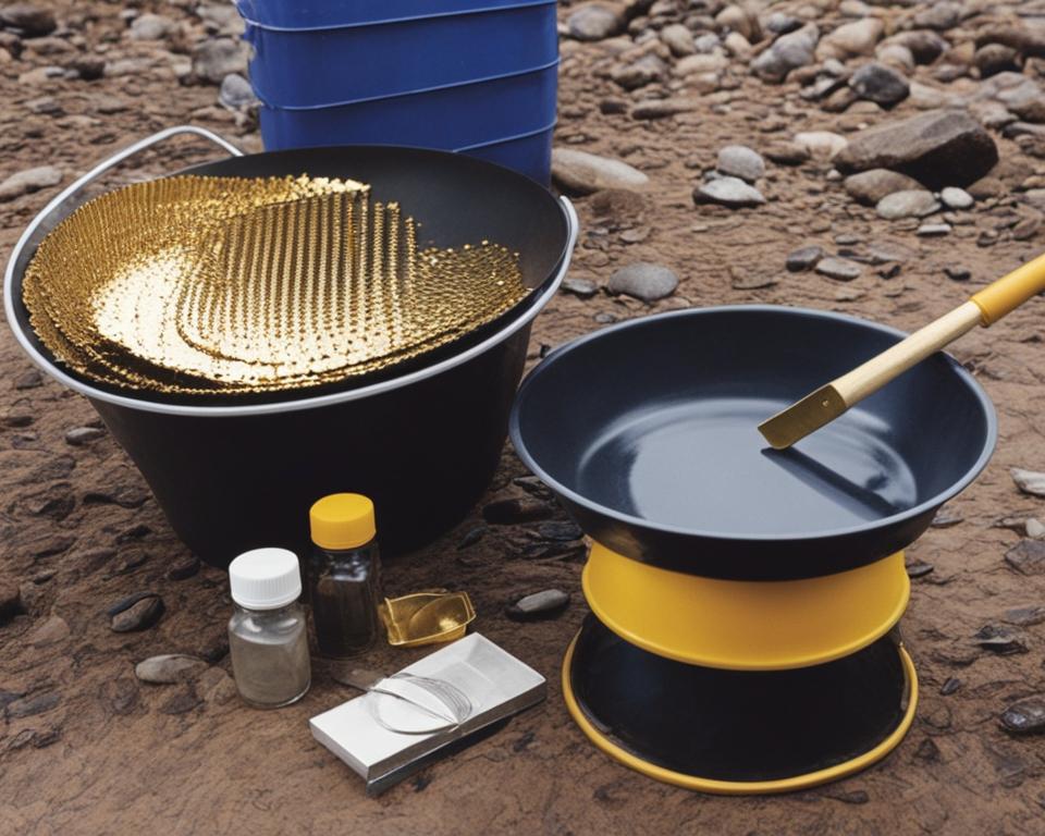 gold panning equipment