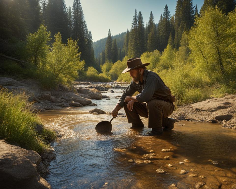 gold panning in Illinois