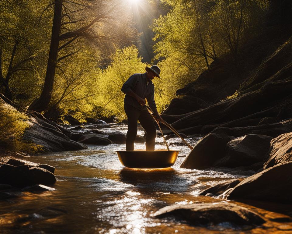 gold panning in Indiana