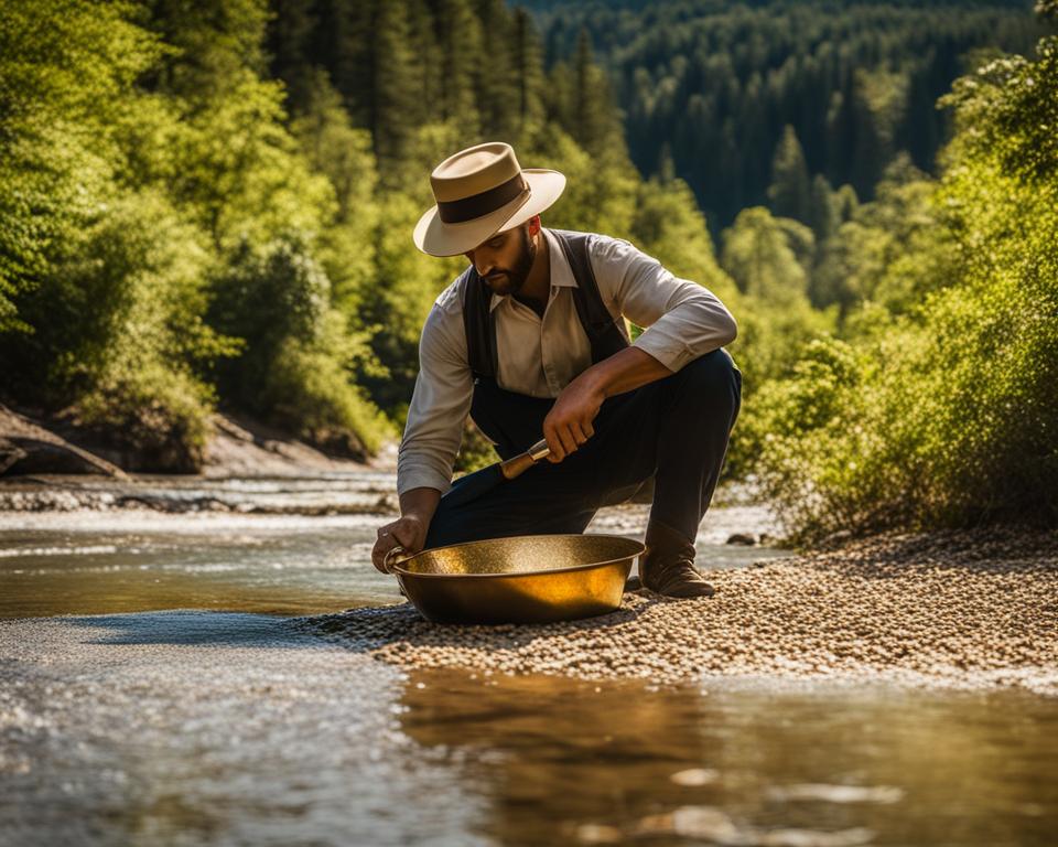 gold panning in Tennessee