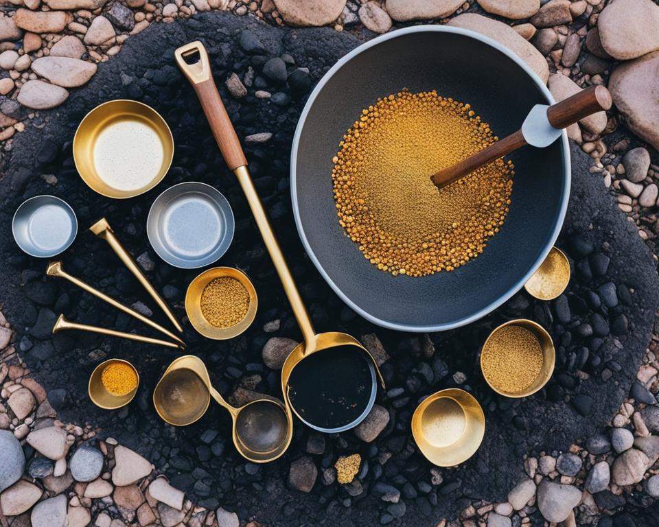 gold panning tools