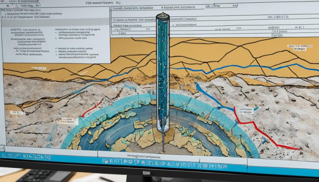 interpretation of drilling results