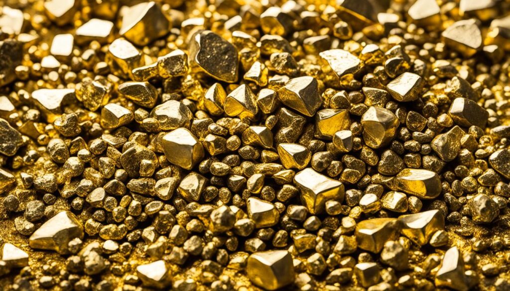 placer gold nuggets