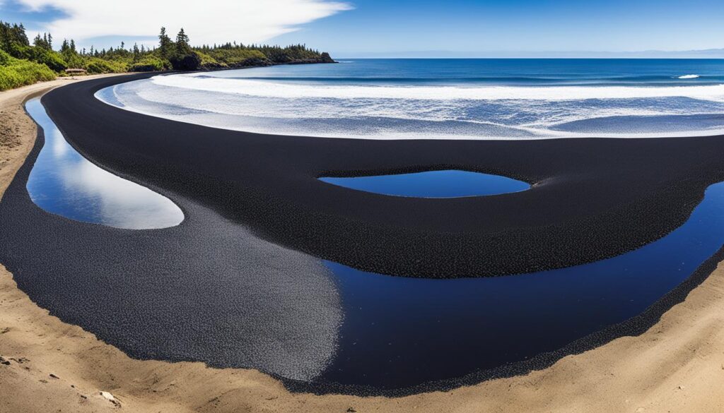 techniques for managing black sand