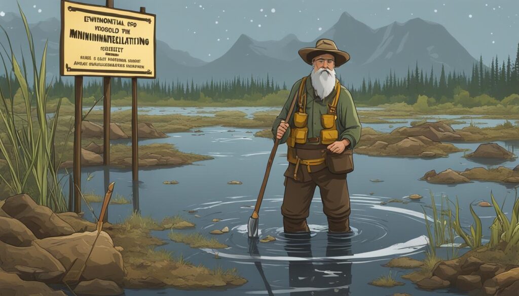 wetland gold prospecting challenges